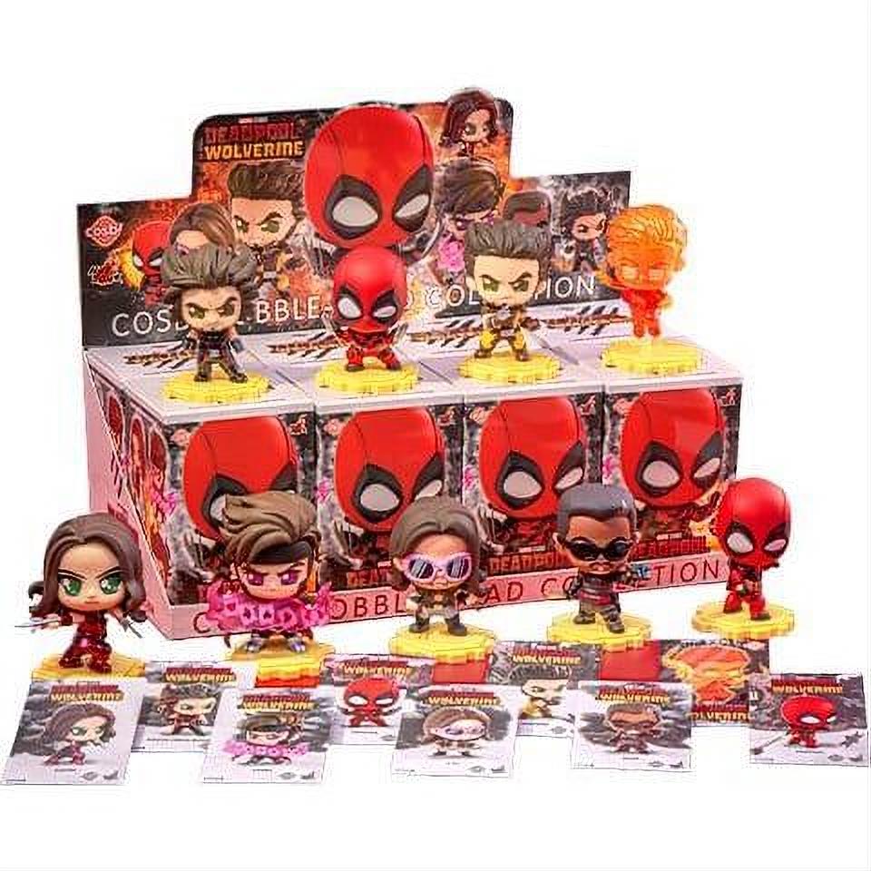 Deadpool & Wolverine Cosbi Mini Figures Series 2 Blind Box Display 8 - Hot Toys Blind Boxes
