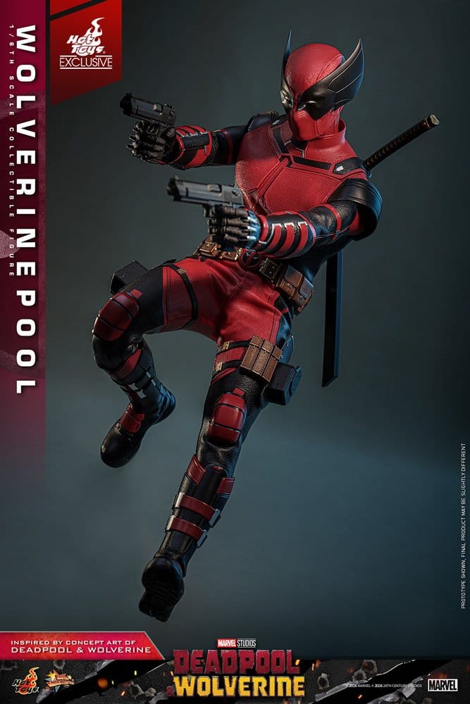Deadpool & Wolverine Movie Masterpiece Action Figure 1/6 Wolverinepool Hot Toys Exclusive