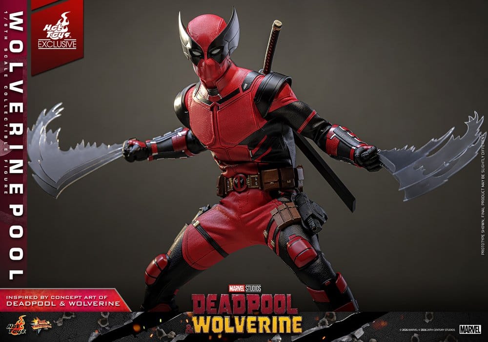 Deadpool & Wolverine Movie Masterpiece Action Figure 1/6 Wolverinepool Hot Toys Exclusive