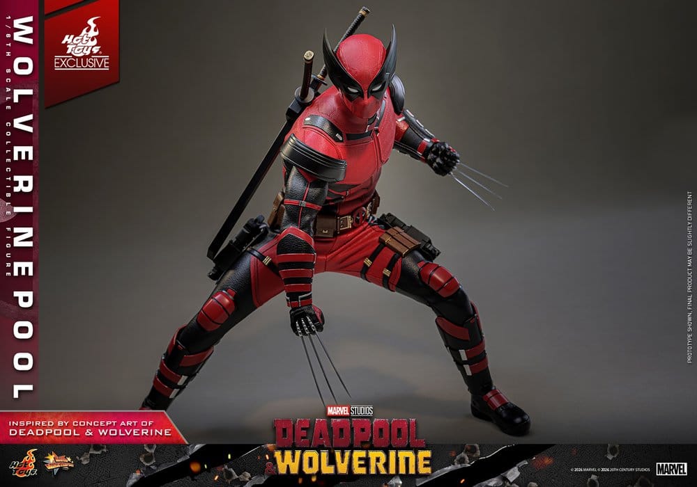Deadpool & Wolverine Movie Masterpiece Action Figure 1/6 Wolverinepool Hot Toys Exclusive