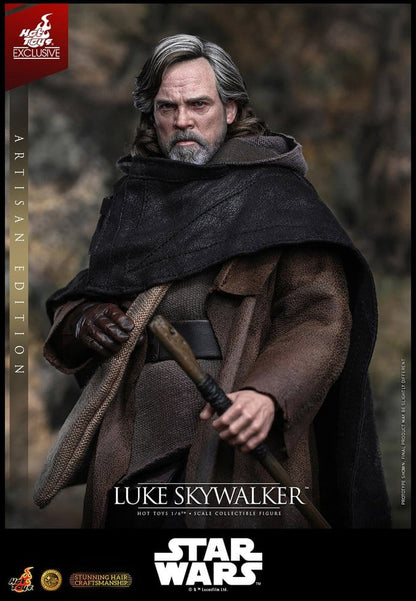 Star Wars: The Last Jedi Movie Masterpiece Action Figure 1/6 Luke Skywalker (Artisan Edition) - Hot Toys Action Figures