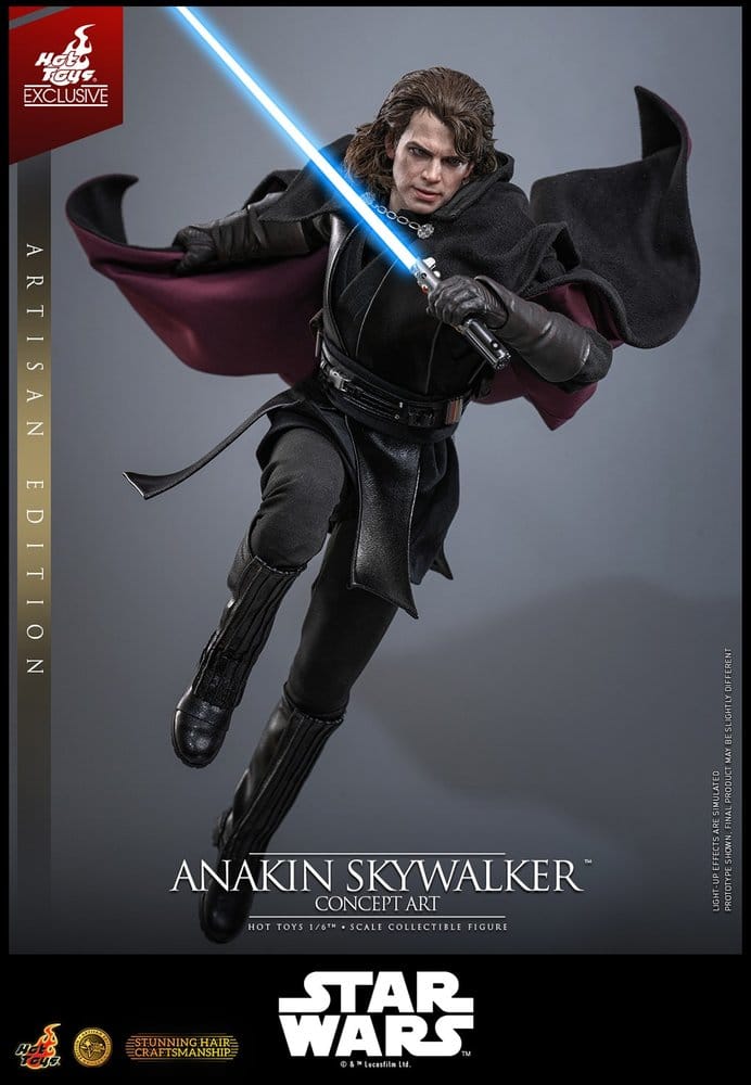 Star Wars Episode III: Revenge Of The Sith Movie Masterpiece Action Figure 1/6 Anakin Skywalker (Concept Art Version) (Artisan Edition) Hot Toys Exclusive