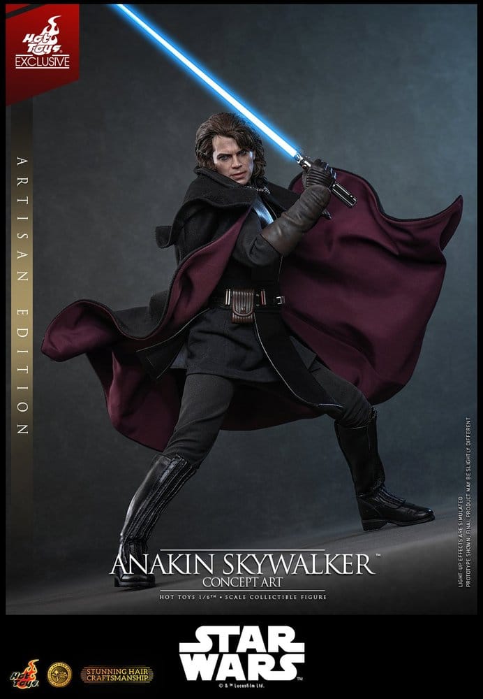Star Wars Episode III: Revenge Of The Sith Movie Masterpiece Action Figure 1/6 Anakin Skywalker (Concept Art Version) (Artisan Edition) Hot Toys Exclusive