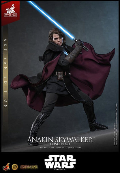 Star Wars Episode III: Revenge Of The Sith Movie Masterpiece Action Figure 1/6 Anakin Skywalker (Concept Art Version) (Artisan Edition) Hot Toys Exclusive - Hot Toys Action Figures