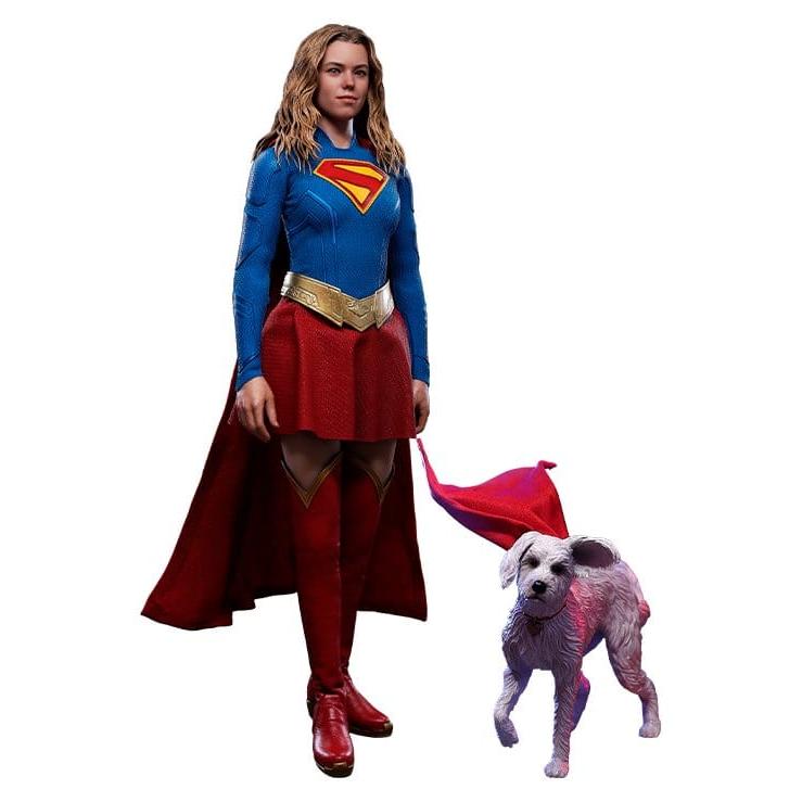 DC Comics Movie Masterpiece Action Figure Set Supergirl & Krypto 28 cm - Hot Toys Action Figures