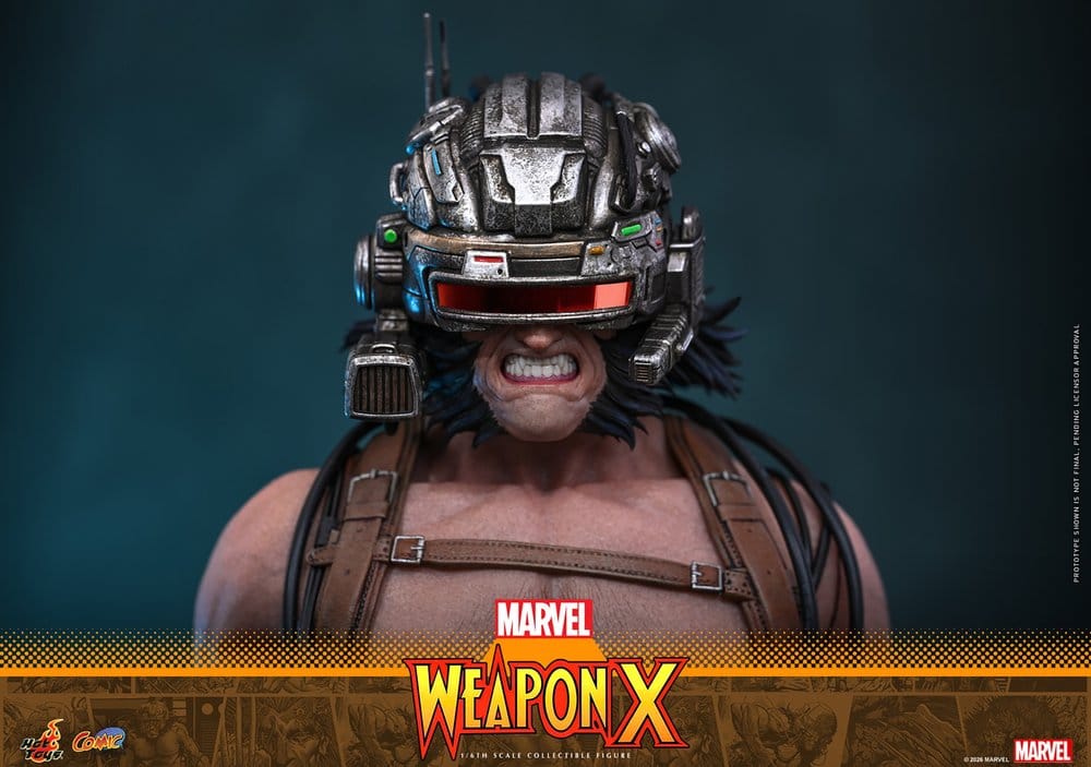 Marvel Comic Masterpiece Action Figure 1/6 Weapon X 31 cm - Hot Toys Action Figures
