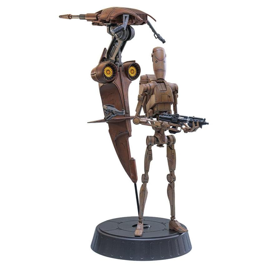 Star Wars: The Phantom Menace Movie Masterpiece Action Figure Set 1/6 Battle Droid & STAP 32 cm - Hot Toys Action Figures