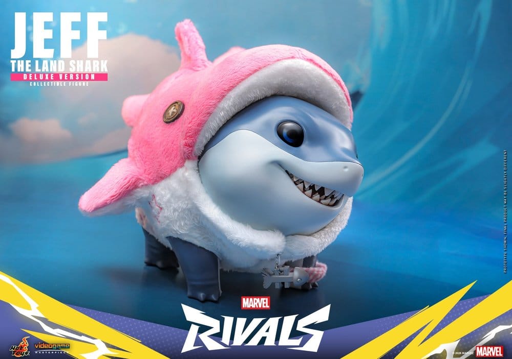 Marvel Rivals Videogame Masterpiece Series Action Figure Jeff the Land Shark (Deluxe Version) 11 cm - Hot Toys Action Figures