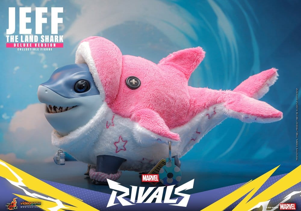 Marvel Rivals Videogame Masterpiece Series Action Figure Jeff the Land Shark (Deluxe Version) 11 cm - Hot Toys Action Figures