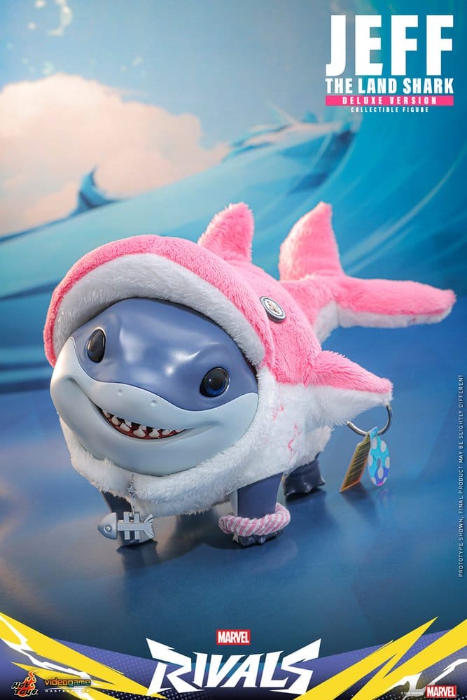 Marvel Rivals Videogame Masterpiece Series Action Figure Jeff the Land Shark (Deluxe Version) 11 cm - Hot Toys Action Figures
