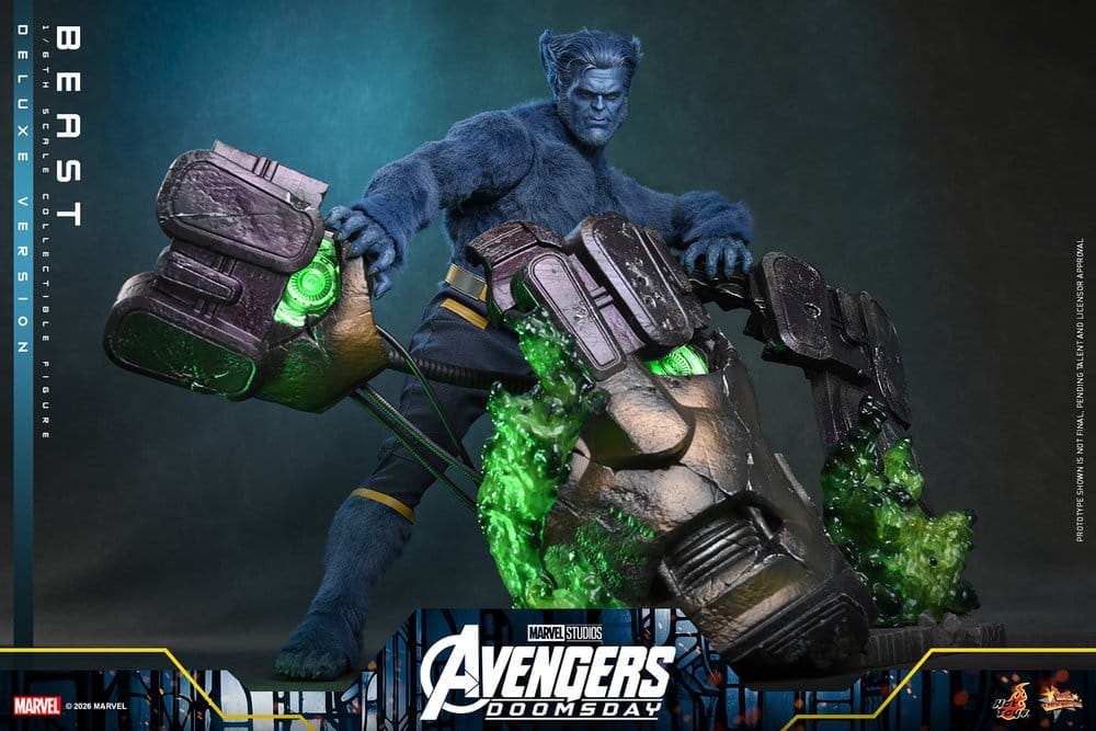 Marvel X-Men Movie Masterpiece Action Figure 1/6 Beast (Deluxe Version)