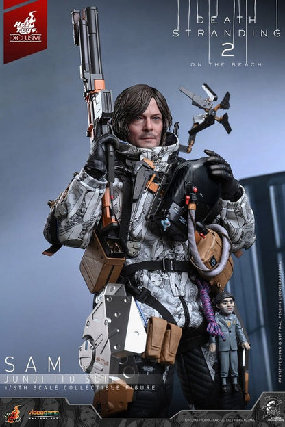 Death Stranding Action Figure 1/6 Sam Porter Bridges (Junji Ito Suit) Exclusive - Hot Toys Action Figures