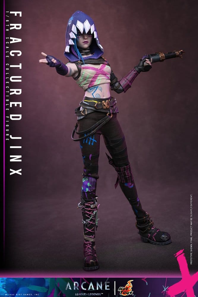 Hot Toys Arcane Action Figure 1/6 Fractured Jinx 28 cm — Official