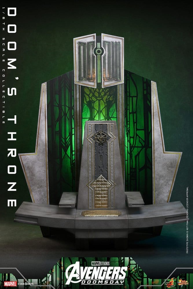 Avengers: Doomsday Movie Masterpiece Action Figure Accessory 1/6 Doom's Throne 33 cm - Hot Toys Action Figure Accessories