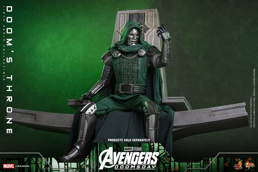 Avengers: Doomsday Movie Masterpiece Action Figure Accessory 1/6 Doom's Throne 33 cm - Hot Toys Action Figure Accessories