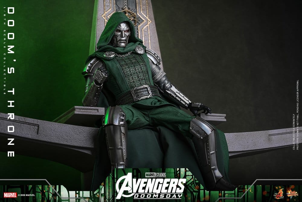 Avengers: Doomsday Movie Masterpiece Action Figure Accessory 1/6 Doom's Throne 33 cm - Hot Toys Action Figure Accessories