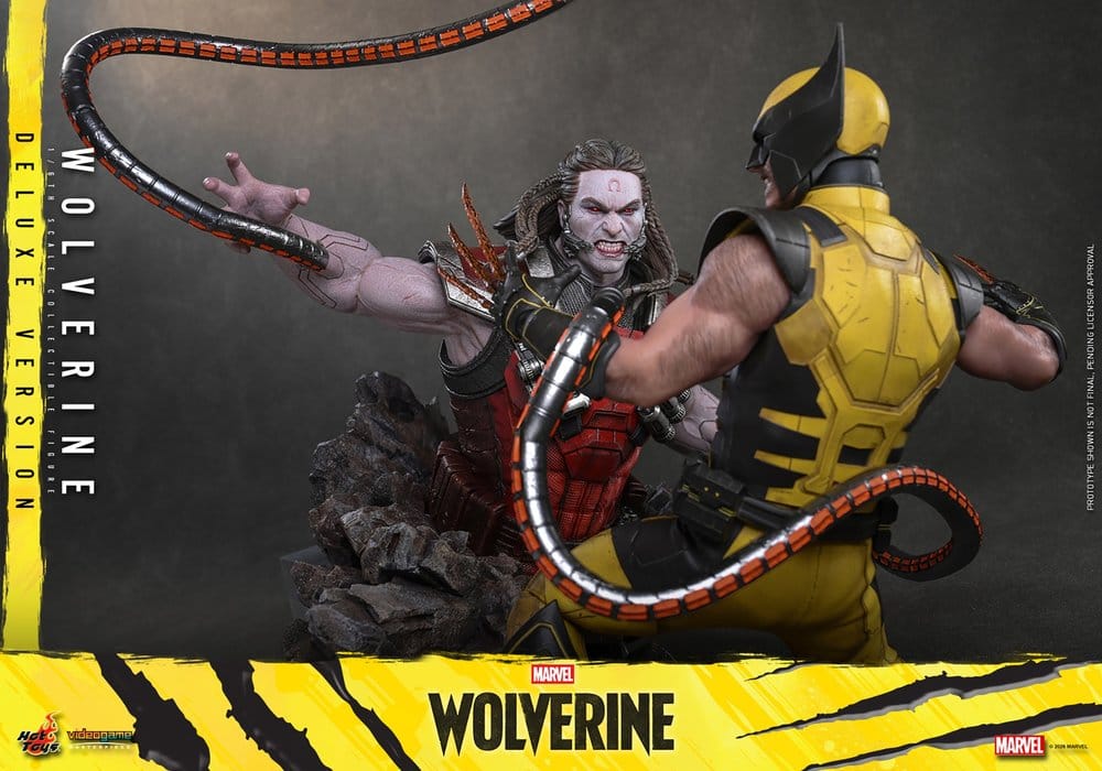 Marvel Video Game Masterpiece Action Figure 1/6 Wolverine (Deluxe Version)