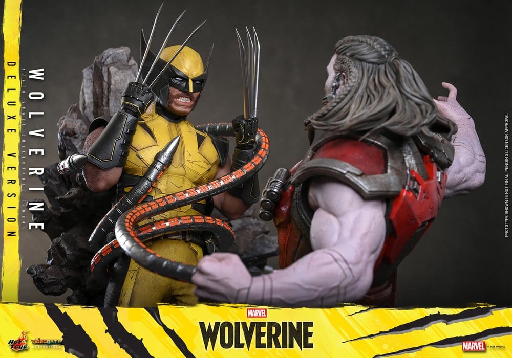 Marvel Video Game Masterpiece Action Figure 1/6 Wolverine (Deluxe Version)