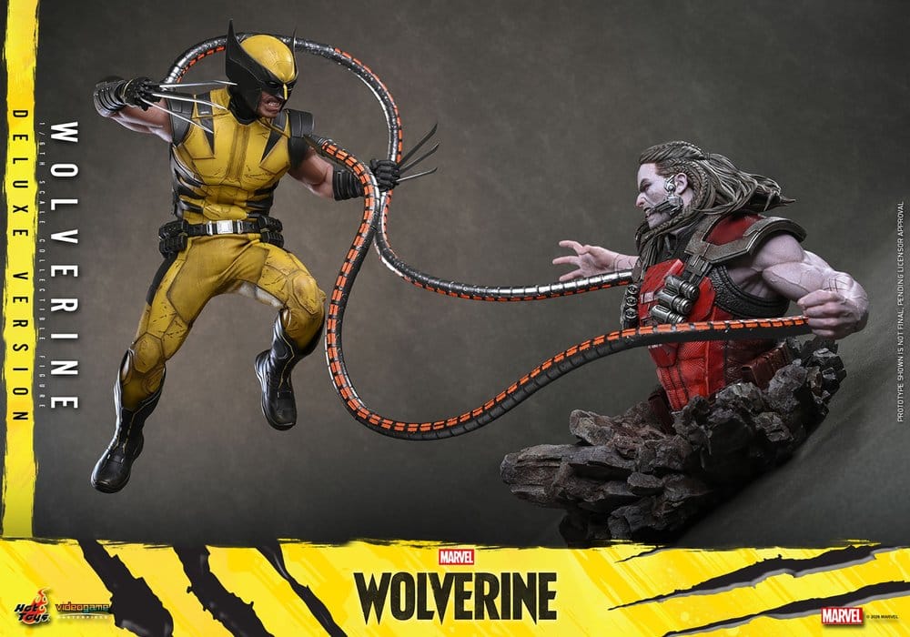 Marvel Video Game Masterpiece Action Figure 1/6 Wolverine (Deluxe Version)