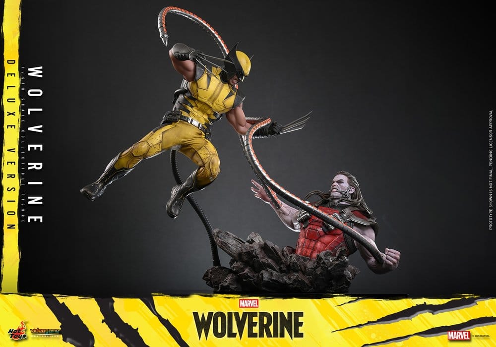 Marvel Video Game Masterpiece Action Figure 1/6 Wolverine (Deluxe Version)