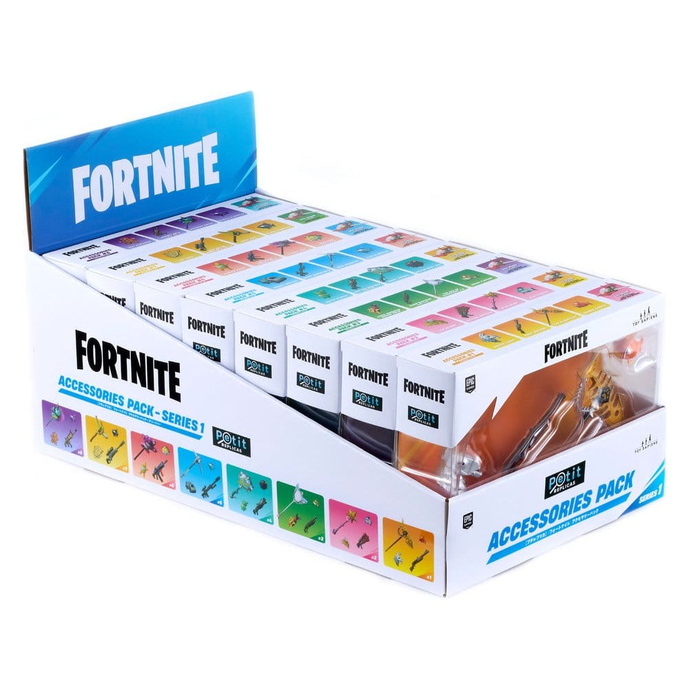 Fortnite Petit Replicas Accessories Pack Series 1 Assortment Box Qty 8 - Hot Toys Accessories