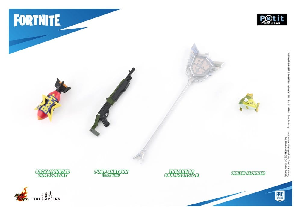 Fortnite Petit Replicas Accessories Pack Series 1 Assortment Box Qty 8 - Hot Toys Mini Figures: Accessories