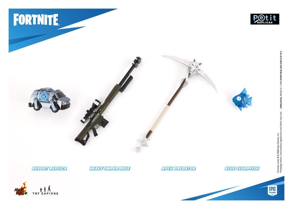 Fortnite Petit Replicas Accessories Pack Series 1 Assortment Box Qty 8 - Hot Toys Mini Figures: Accessories