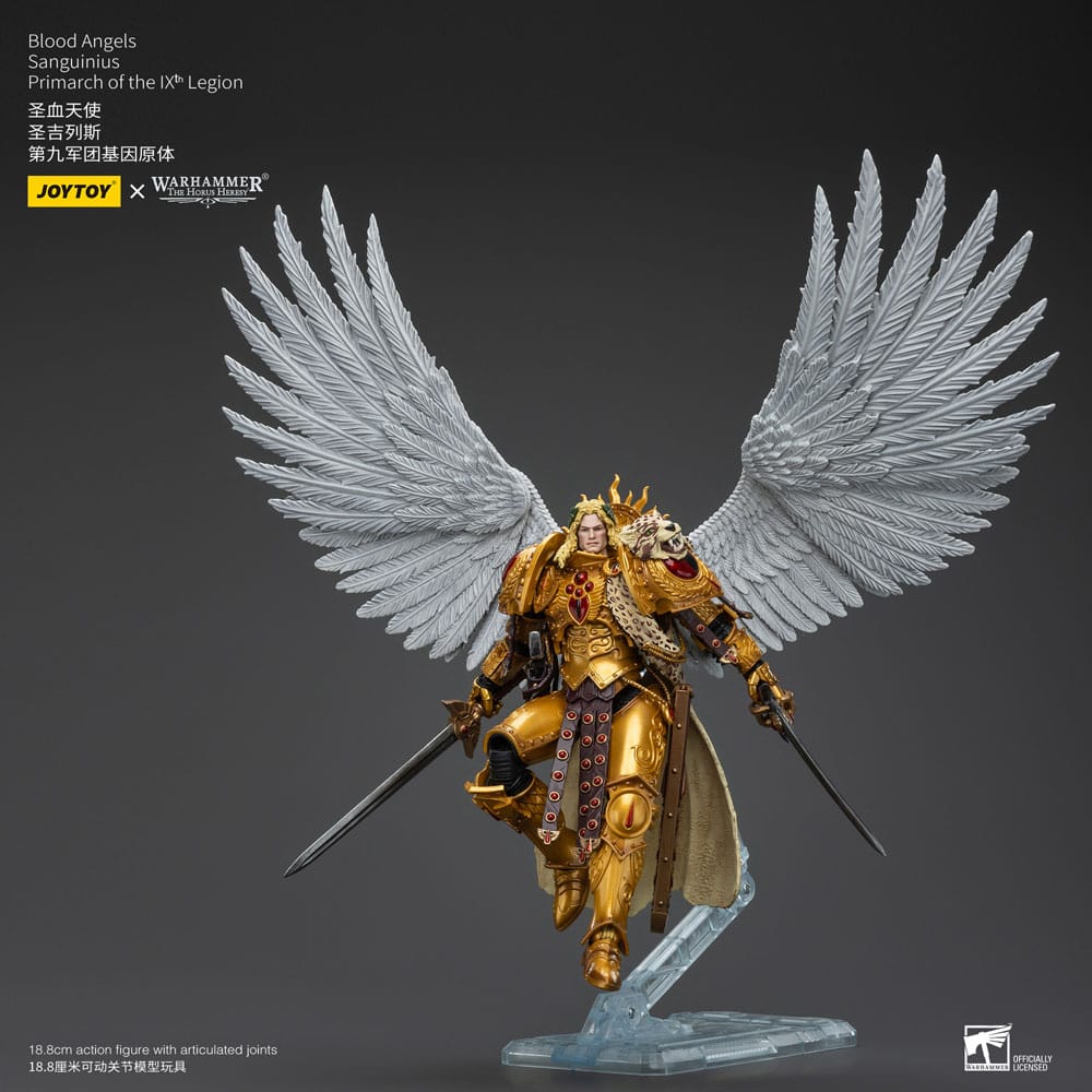 Warhammer The Horus Heresy Action Figure 1/18 Blood Angels Sanguinius Primarch of the IXth Legion 19 cm - Joy Toy Action Figures