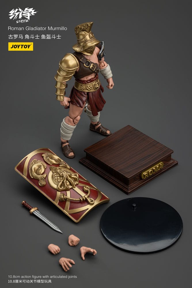 Strife Action Figure 1/18 Roman Gladiator Murmillo 11 cm - Joy Toy (CN) Action Figures