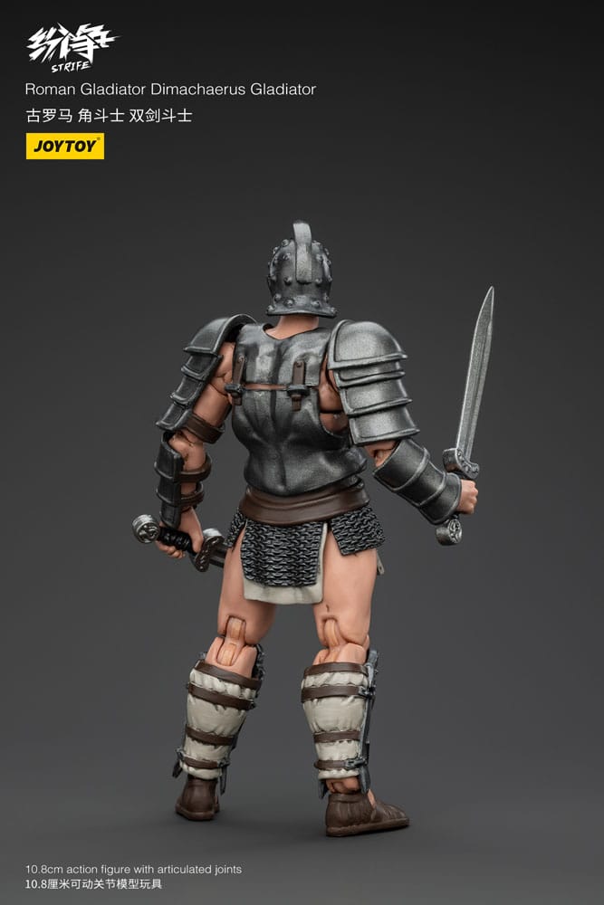 Strife Action Figure 1/18 Roman Gladiator Dimachaerus Gladiator 11 cm - Joy Toy (CN) Action Figures