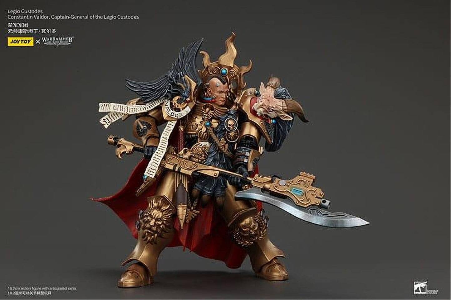 Warhammer The Horus Heresy Actionfigur Legio Custodes Constantin Valdor Captain-General of the Legio Custodes 25 cm - Joy Toy Action Figures