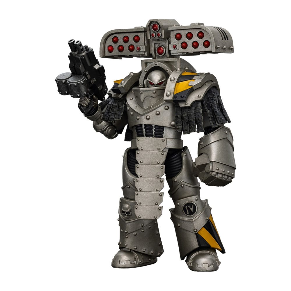 Warhammer The Horus Heresy Action Figure 1/18 lron Warriors Tyrant Siege Master Terminator with Rocket launcher 14 cm - Joy Toy Action Figures