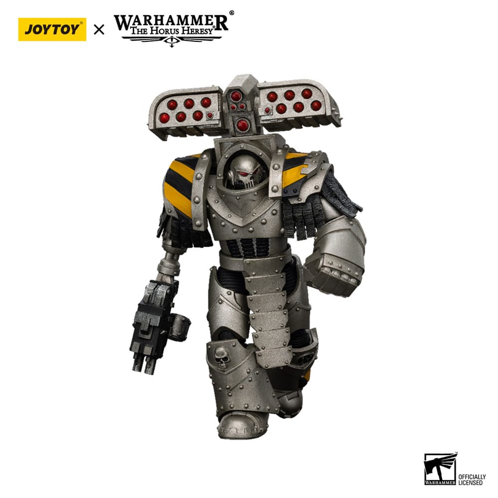 Warhammer The Horus Heresy Action Figure 1/18 lron Warriors Tyrant Siege Master Terminator with Rocket launcher 14 cm - Joy Toy Action Figures
