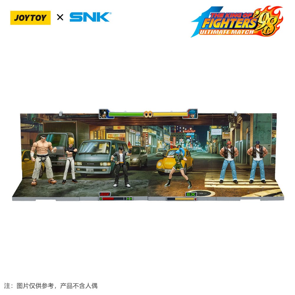 The King Of Fighters '98 Diorama Stage Base Japan Street - Joy Toy Action Figure Accessories