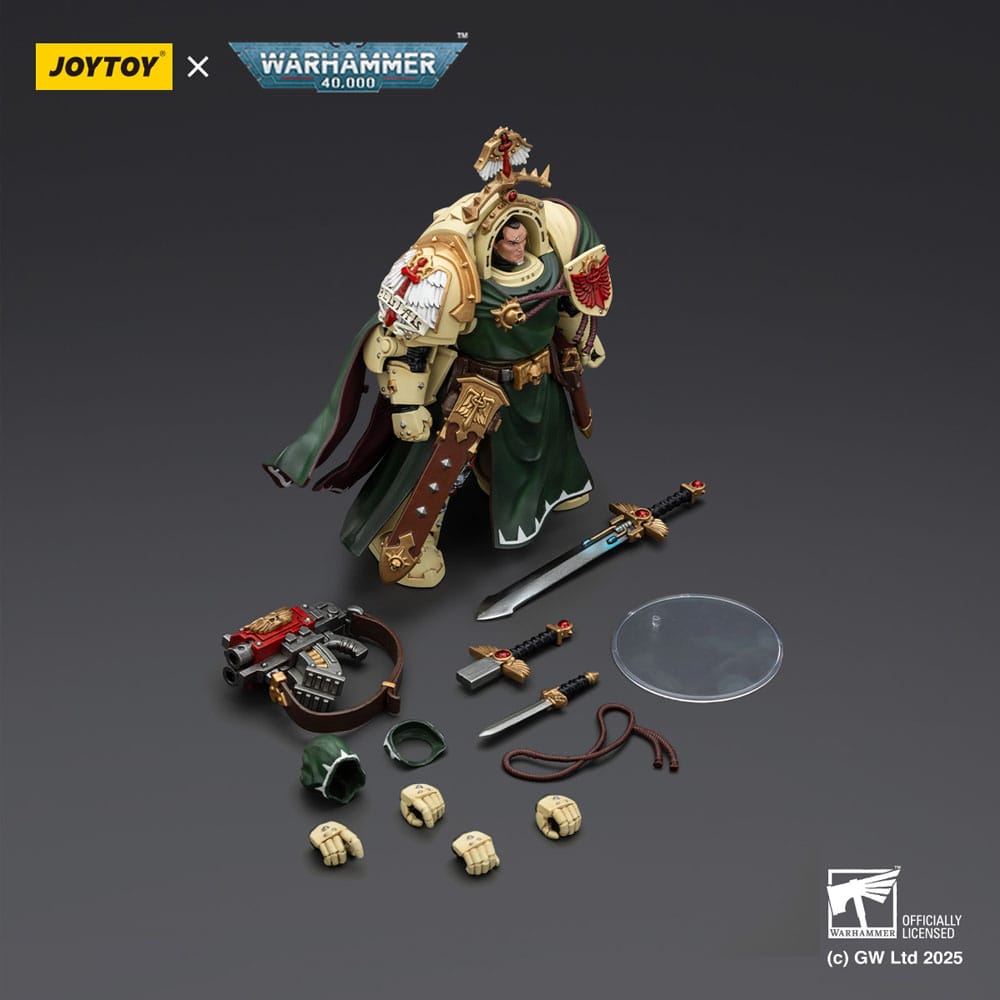 Warhammer 40,000: Dark Angels Action Figure Belial Grand Master of The Deathwing With the Sword of Silence and Storm Bolter 14 cm - Joy Toy (CN) Action Figures