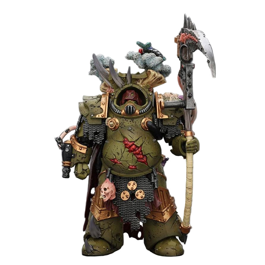 Warhammer 40k: Death Guard: Deathshroud Terminator (Ver. 1) with Manreaper and Plaguespurter Gauntlet: Action Figure