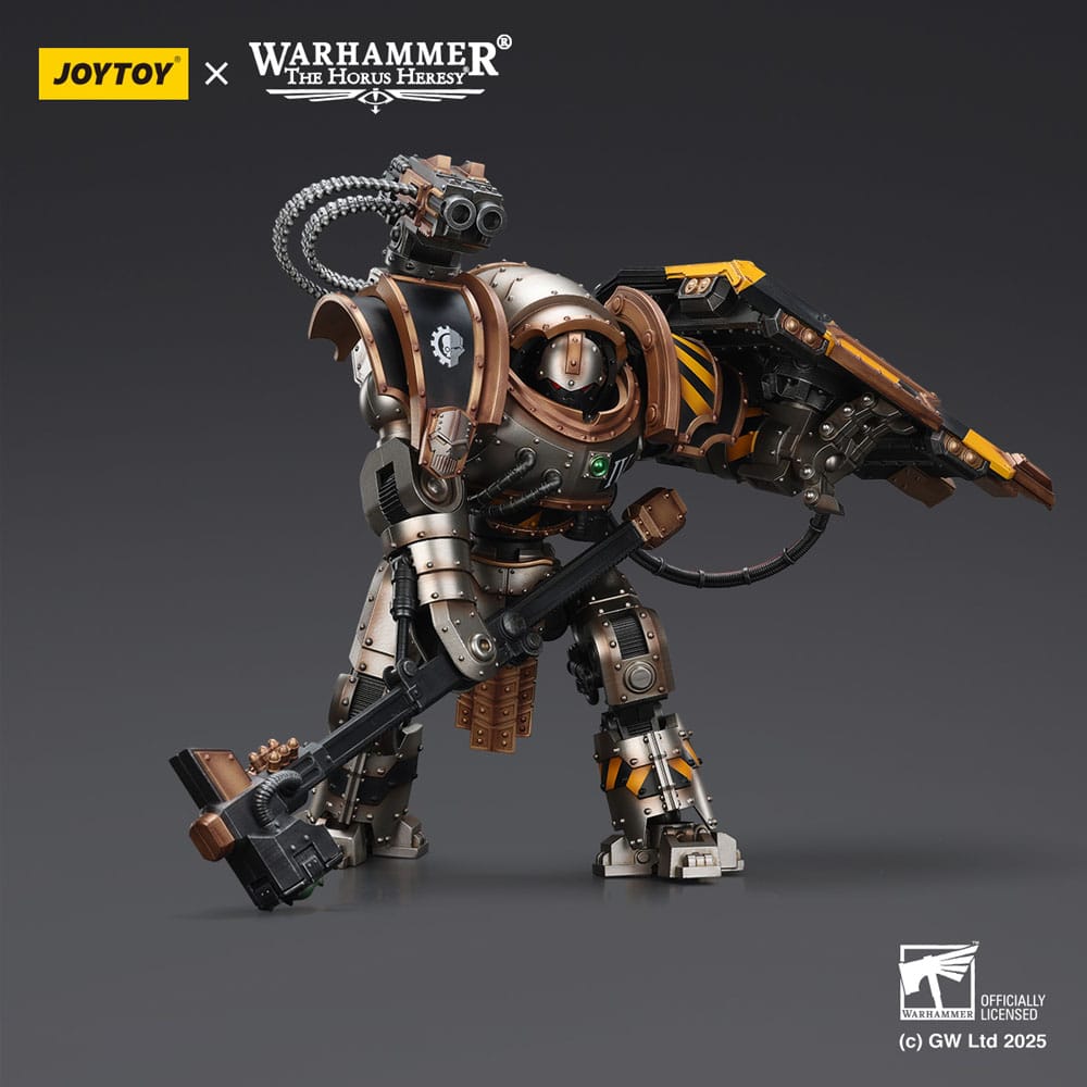 Warhammer The Horus Heresy Action Figure Iron Warriors Iron Circle Domitar-Ferrum Class Battle-automata with Karceri Battle Shield - Joy Toy Action figures