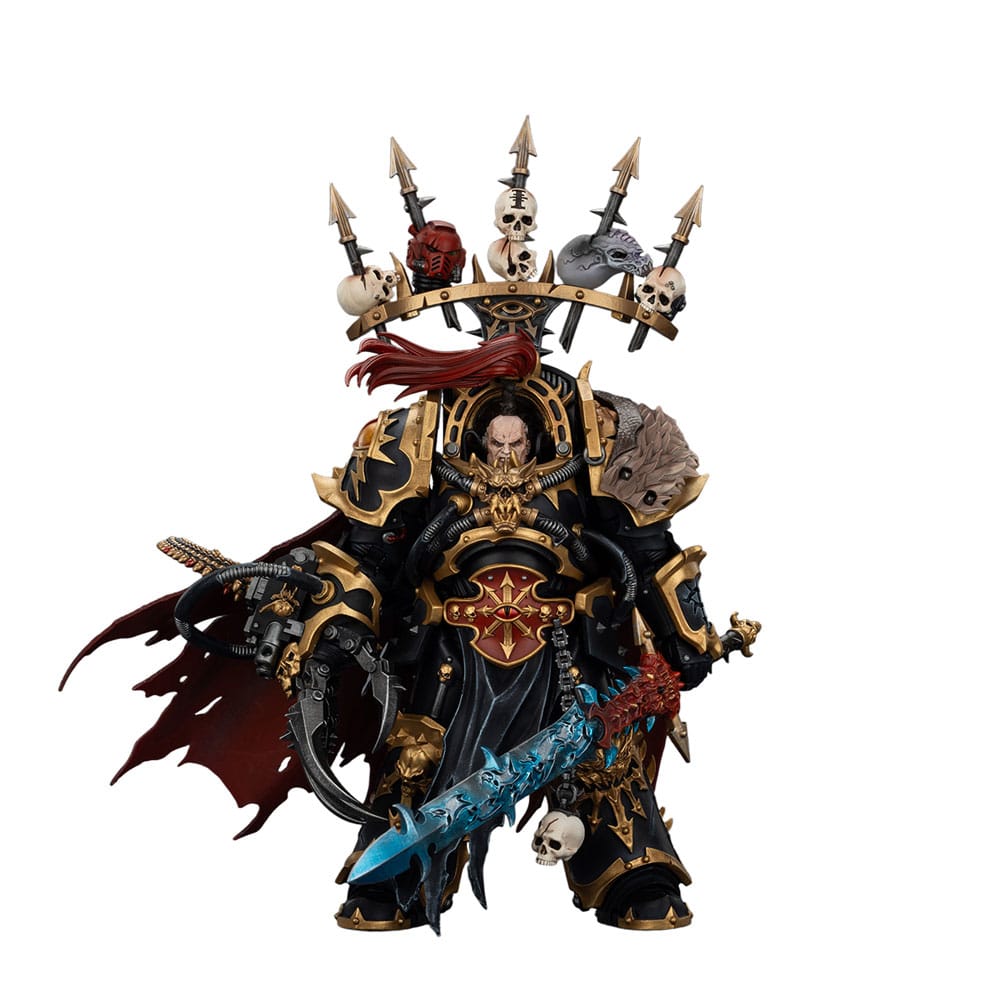 Warhammer 40,000 Action Figure Black Legion Abaddon the Despoiler with Drach'nyen and the Talo 16 cm - Joy Toy Action Figures