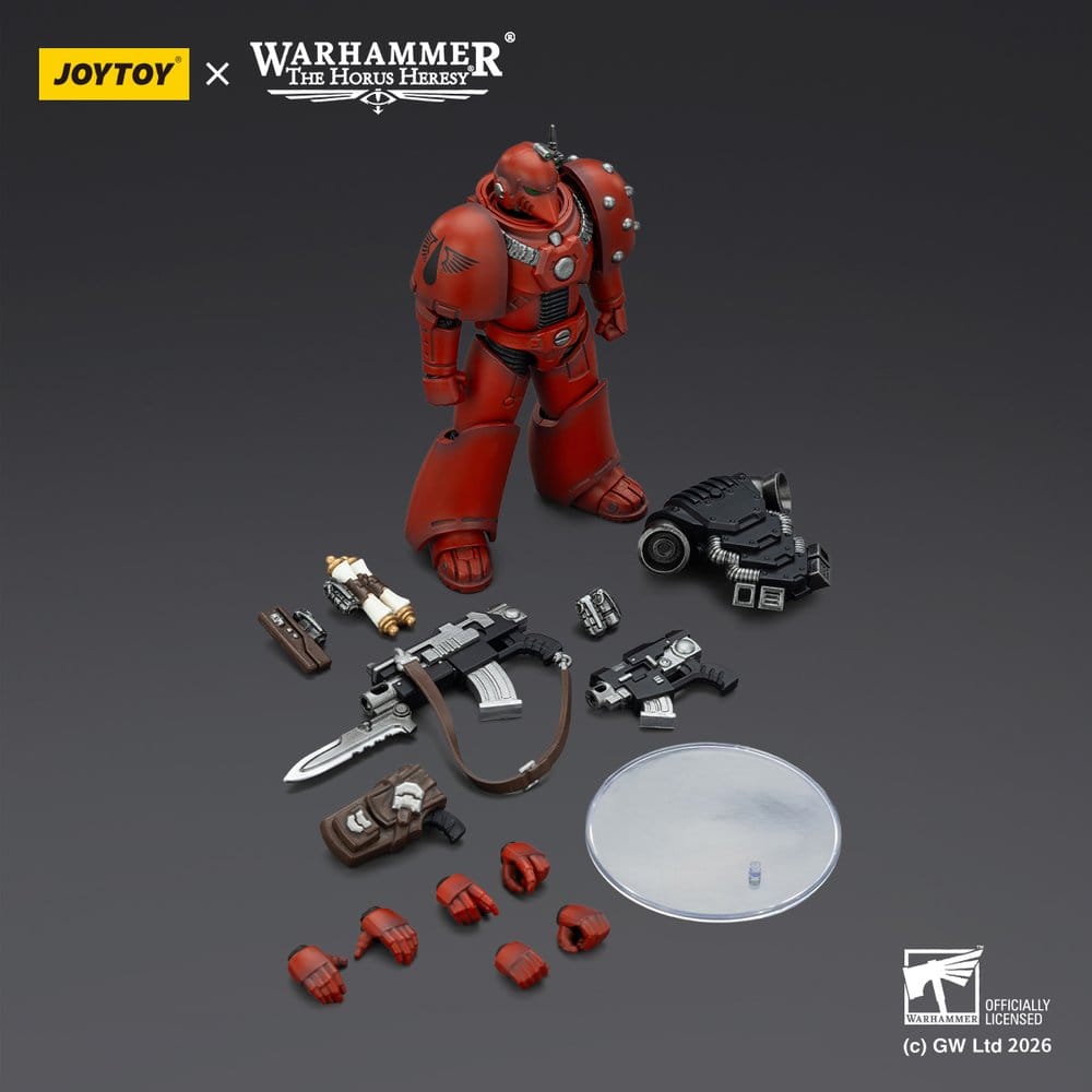 Warhammer The Horus Heresy Action Figure Blood Angels MKVI Tactical Legionary 12 cm - Joy Toy (CN) Action Figures
