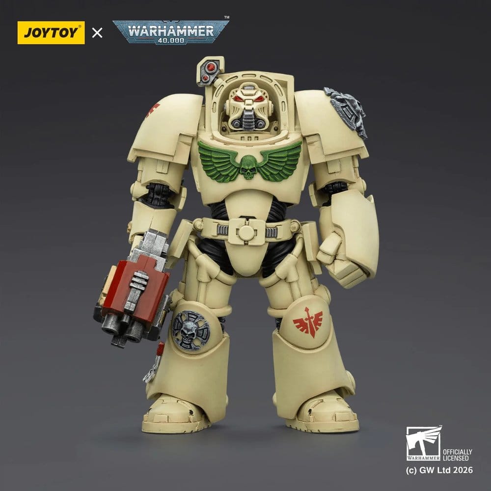 Warhammer 40,000 Action Figure Dark Angels Deathwing Terminator 2 with Power Fist and Storm Bolter 14 cm - Joy Toy Action Figures