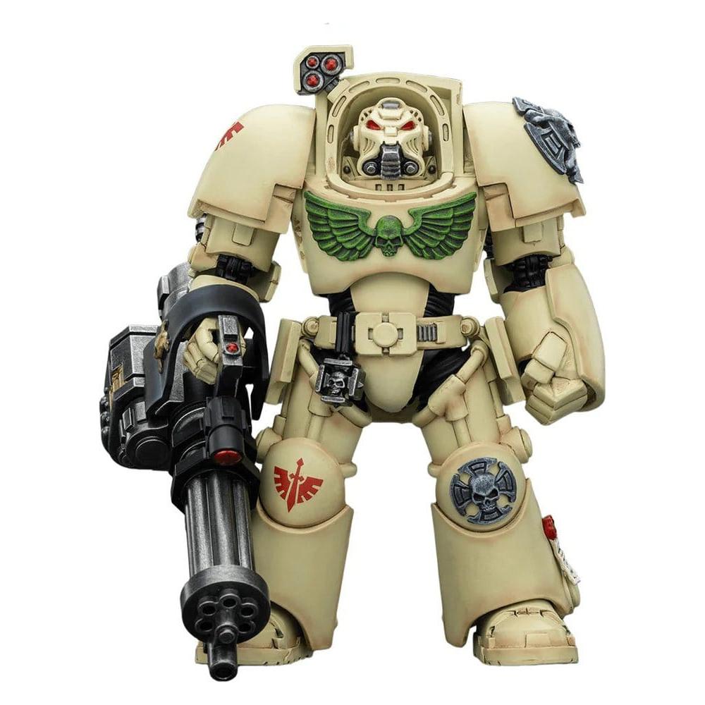 Warhammer 40,000 Action Figure Dark Angels Deathwing Terminator 3 with Power Fist and Assault Cannon 14 cm - Joy Toy Action Figures