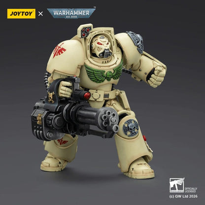 Warhammer 40,000 Action Figure Dark Angels Deathwing Terminator 3 with Power Fist and Assault Cannon 14 cm - Joy Toy Action Figures