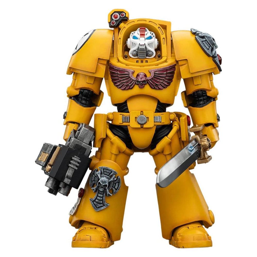 Warhammer 40,000 Action Figure Imperial Fists Terminator 1 with Power Sword and Storm Bolter 14 cm - Joy Toy Action Figures