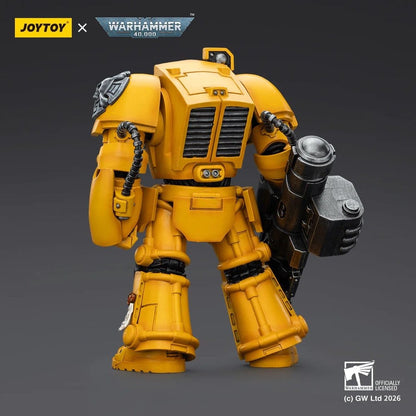 Warhammer 40,000 Action Figure Imperial Fists Terminator 3 with Power Fist and Assault Cannon 14 cm - Joy Toy Action Figures