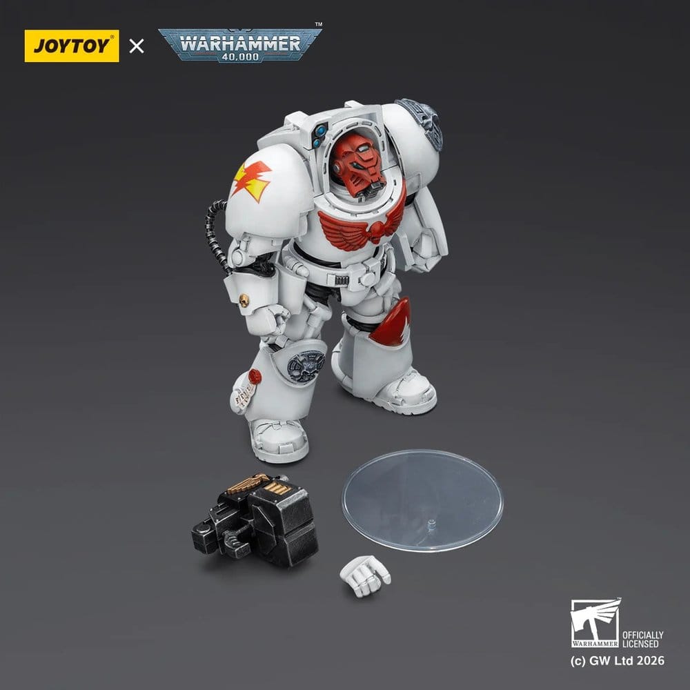 Warhammer 40,000 Action Figure White Scars Terminator 2 with Power Fist and Storm Bolter 14 cm - Joy Toy Action Figures