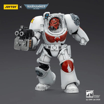 Warhammer 40,000 Action Figure White Scars Terminator 2 with Power Fist and Storm Bolter 14 cm - Joy Toy Action Figures
