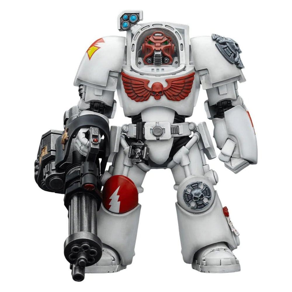 Warhammer 40,000 Action Figure White Scars Terminator 3 with Power Fist and Assault Cannon 14 cm - Joy Toy Action Figures