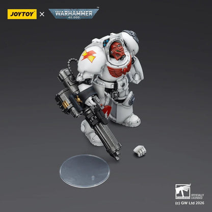 Warhammer 40,000 Action Figure White Scars Terminator 3 with Power Fist and Assault Cannon 14 cm - Joy Toy Action Figures