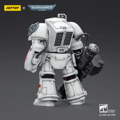 Warhammer 40,000 Action Figure White Scars Terminator 3 with Power Fist and Assault Cannon 14 cm - Joy Toy Action Figures