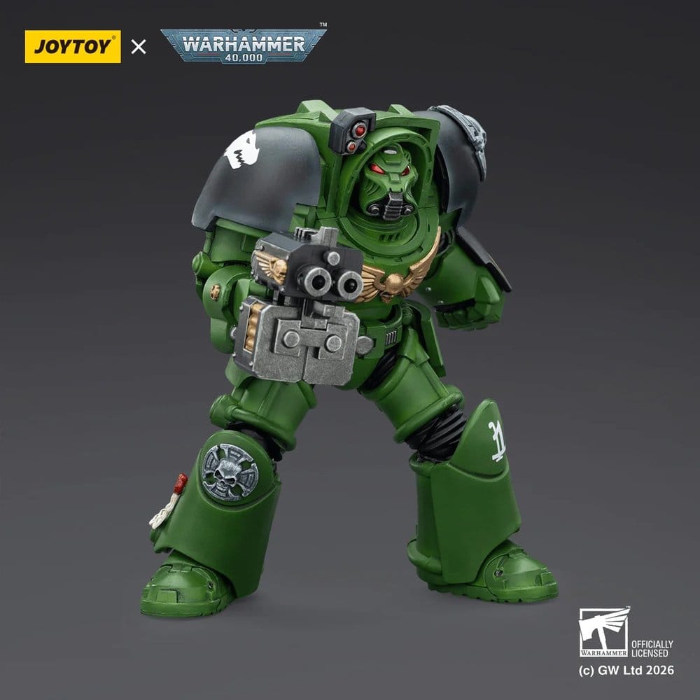 Warhammer 40,000 Action Figure Salamanders Terminator 2 with Power Fist and Storm Bolter 14 cm - Joy Toy Action Figures